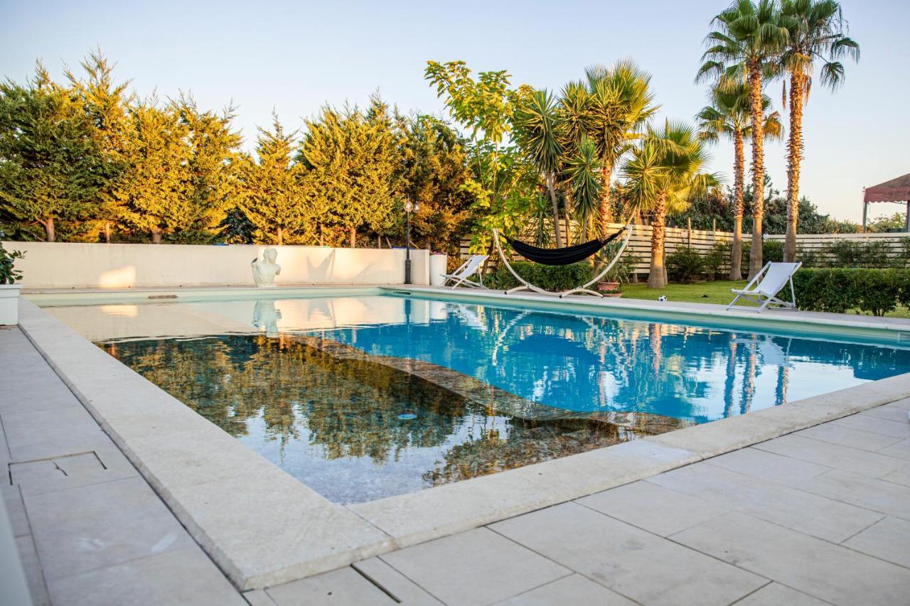 Villa Laoconte Piscina, Jacuzzi E Biliardo Canicattì Buitenkant foto