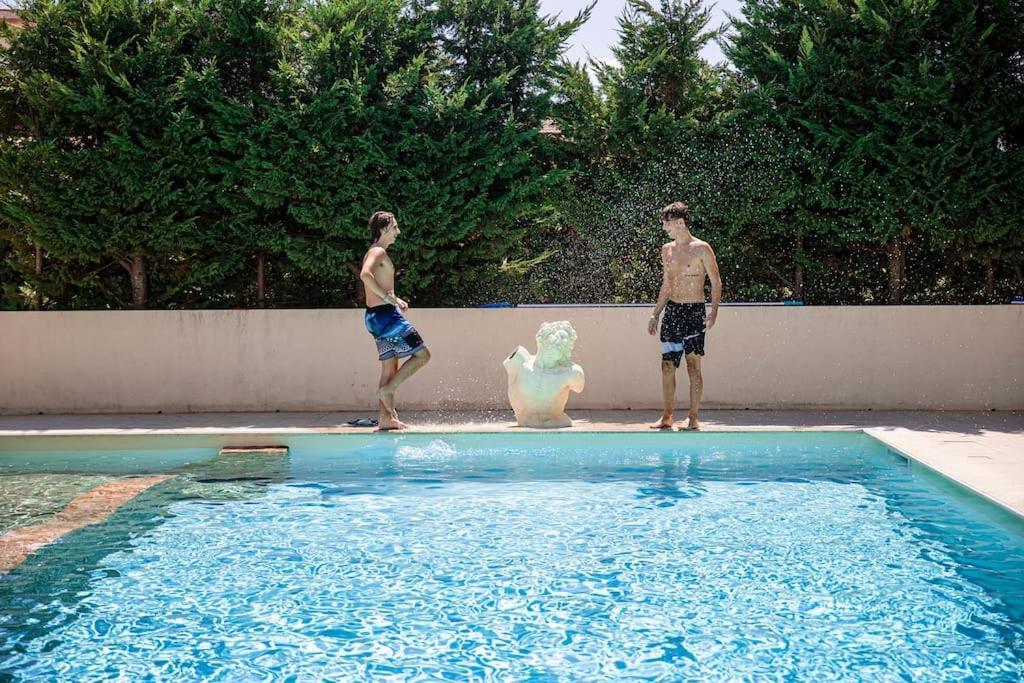 Villa Laoconte Piscina, Jacuzzi E Biliardo Canicattì Buitenkant foto